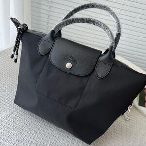 Brand new black Longchamp Energy canvas bag